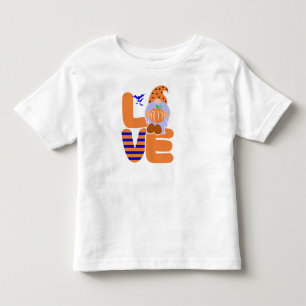 T-shirt Pour Les Tous Petits Amour mignon, Citrouille Imprimer Halloween Gnomes