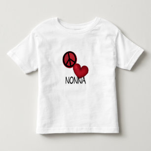 T-shirt Pour Les Tous Petits Amour Nonna de paix