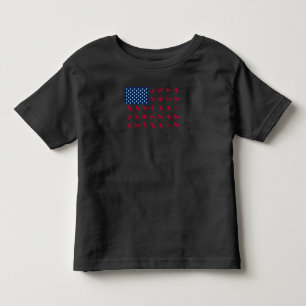 T-shirt Pour Les Tous Petits Amoureux des chiens Labrador Retriever USA Ameri
