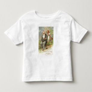 T-shirt Pour Les Tous Petits Ange et temps de père # 1