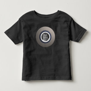 T-shirt Pour Les Tous Petits Anneau d'argent personnel avec photo personnalisé