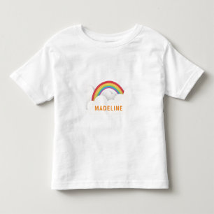 T-shirt Pour Les Tous Petits Anniversaire des nuages arc-en-ciel