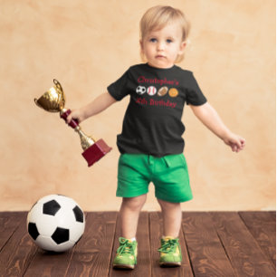 T-shirt Pour Les Tous Petits Anniversaire du sport