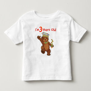 T-shirt Pour Les Tous Petits Anniversaire royal an de l'ours 3