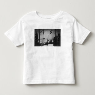 T-shirt Pour Les Tous Petits Antenne de ville de télésiège de montagne de