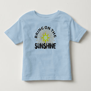 T-shirt Pour Les Tous Petits Apportez Le Design Sunshine - Toddler Fine Jersey