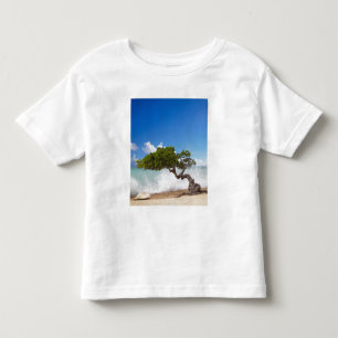 T-shirt Pour Les Tous Petits Arbre Divi Divi, Eagle Beach, Aruba, Caraïbes