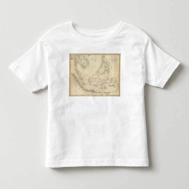 T-shirt Pour Les Tous Petits Archipel malais (Devant)