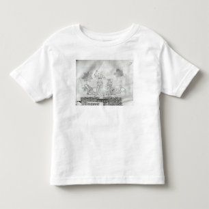 T-shirt Pour Les Tous Petits Armer un chevalier sur un champ de bataille