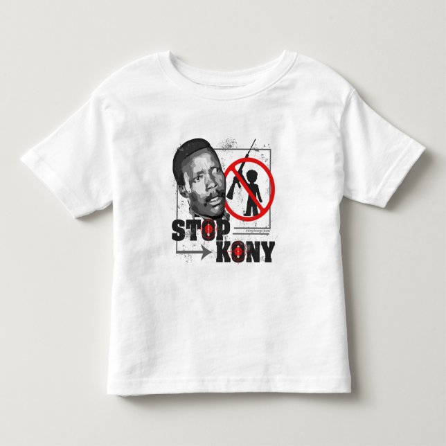 T-SHIRT POUR LES TOUS PETITS ARRÊTEZ KONY (Devant)