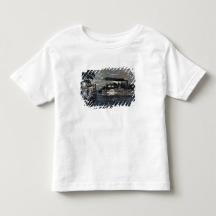 T-shirt Pour Les Tous Petits Arrondissage d'une courbure sur le bateau à 