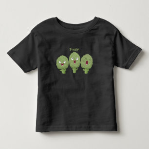 T-shirt Pour Les Tous Petits Artichauts chantants mignons dessin animé végétal