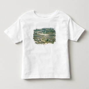 T-shirt Pour Les Tous Petits Asie, Chine. Rizières inondées près de Nano