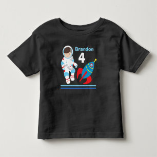 T-shirt Pour Les Tous Petits Astronaute Espace Extérieur Cool Personnalisé Anni