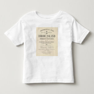 T-shirt Pour Les Tous Petits Atlas d'Île de Rhode de page titre
