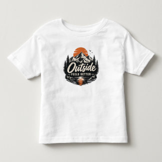 T-shirt Pour Les Tous Petits Aventure de la nature de la montagne, ça fait du b