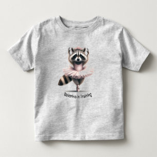 T-shirt Pour Les Tous Petits Ballerina d'aquarelle mignonne en formation