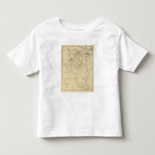 T-shirt Pour Les Tous Petits Bassin hydrographique du fleuve Mississippi