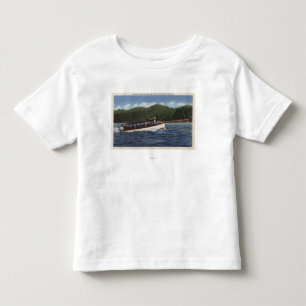 T-shirt Pour Les Tous Petits Bateau d'excursion sur le lac