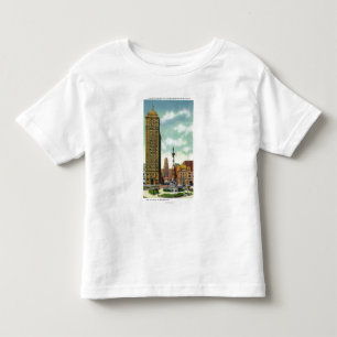 T-shirt Pour Les Tous Petits Bâtiment de banque de liberté, ville hôtel