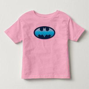T-shirt Pour Les Tous Petits Batman   Symbole rose et bleu