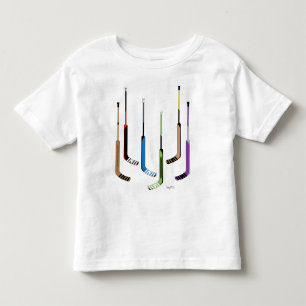 T-shirt Pour Les Tous Petits Bâtons de gardien Hockey