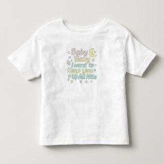 T-shirt Pour Les Tous Petits Bébé Bébé Te Garde Éveillé Toute La Nuit Citation 