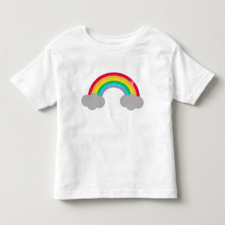 T-shirt Pour Les Tous Petits Bébé d'arc-en-ciel