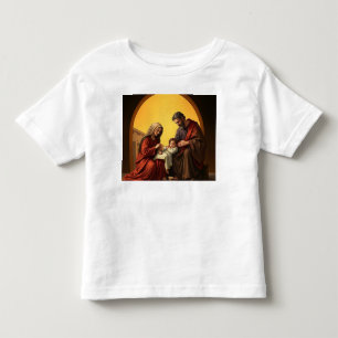 T-shirt Pour Les Tous Petits Bébé de la Sainte Famille Jésus Marie et Joseph To