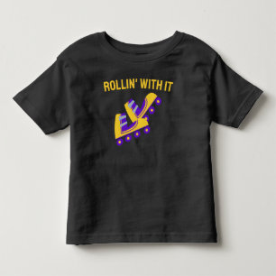 T-shirt Pour Les Tous Petits Bébé garçon patineur à roulettes