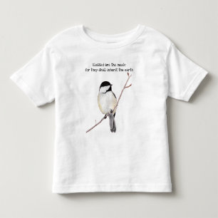 T-shirt Pour Les Tous Petits Béni sont les Meek Chickadee Toddler T-shirt