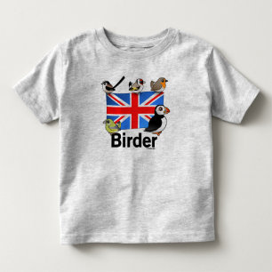 T-shirt Pour Les Tous Petits Birder BRITANNIQUE