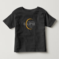 Black & Gold 2024 Texas Total Solar Eclipse