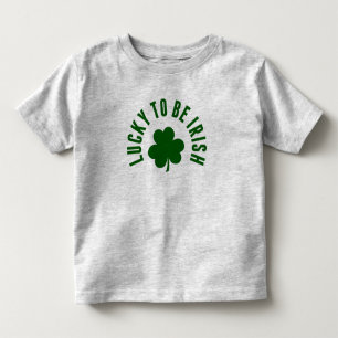 T-shirt Pour Les Tous Petits Bonne Saint Patrick's Day Heureux D'Être Irlanda