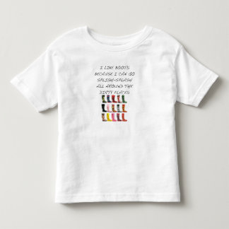 T-shirt Pour Les Tous Petits Bottes de Wellington