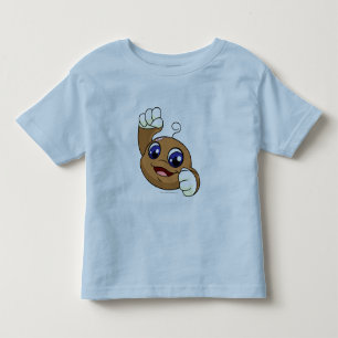 T-shirt Pour Les Tous Petits Brun de Kiko