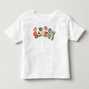 T-shirt Pour Les Tous Petits Buddy l'Elfe Fa La La La Père Noël