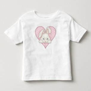 T-shirt Pour Les Tous Petits Bunny Love Rose