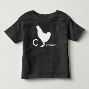 T-shirt Pour Les Tous Petits C est pour le poulet