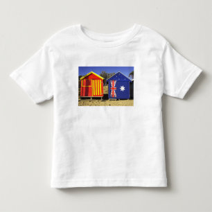 T-shirt Pour Les Tous Petits Cabanons de bain, plage de Middle Brighton, Port 2