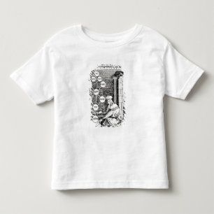 T-shirt Pour Les Tous Petits Cabbalist juif tenant un sephiroth