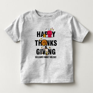T-shirt Pour Les Tous Petits cacahuètes Combo Bon thanksgiving