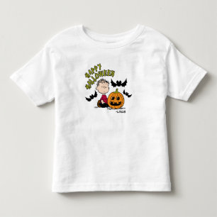 T-shirt Pour Les Tous Petits cacahuètes Happy Halloween Linus