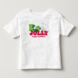 T-shirt Pour Les Tous Petits cacahuètes Linus & Snoopy Be Jolly