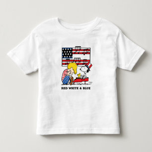 T-shirt Pour Les Tous Petits cacahuètes   Schroeder patriotique, Woodstock & Sn