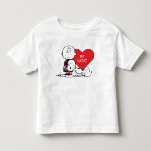 T-shirt Pour Les Tous Petits cacahuètes Snoopy & Charlie Brown Valentine