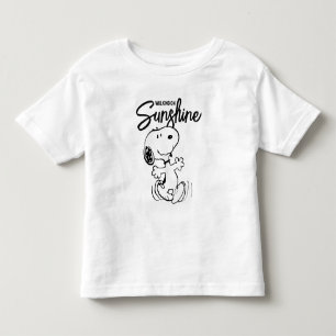 T-shirt Pour Les Tous Petits cacahuètes Snoopy Dance
