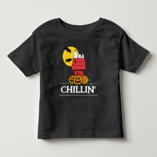 T-shirt Pour Les Tous Petits cacahuètes Snoopy Halloween Doghouse