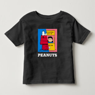 T-shirt Pour Les Tous Petits cacahuètes Snoopy & Lucy Half & Half