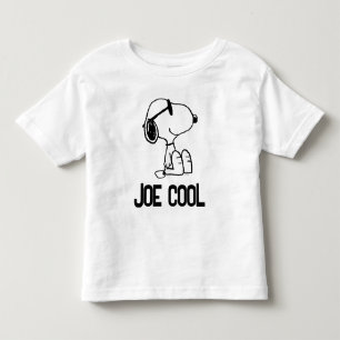 T-shirt Pour Les Tous Petits cacahuètes Snoopy Lunettes de soleil Smile